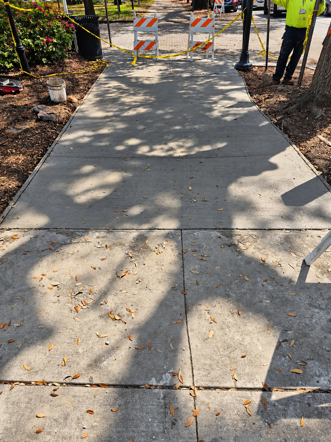 Completed downtown Savannah sidewalk replacement